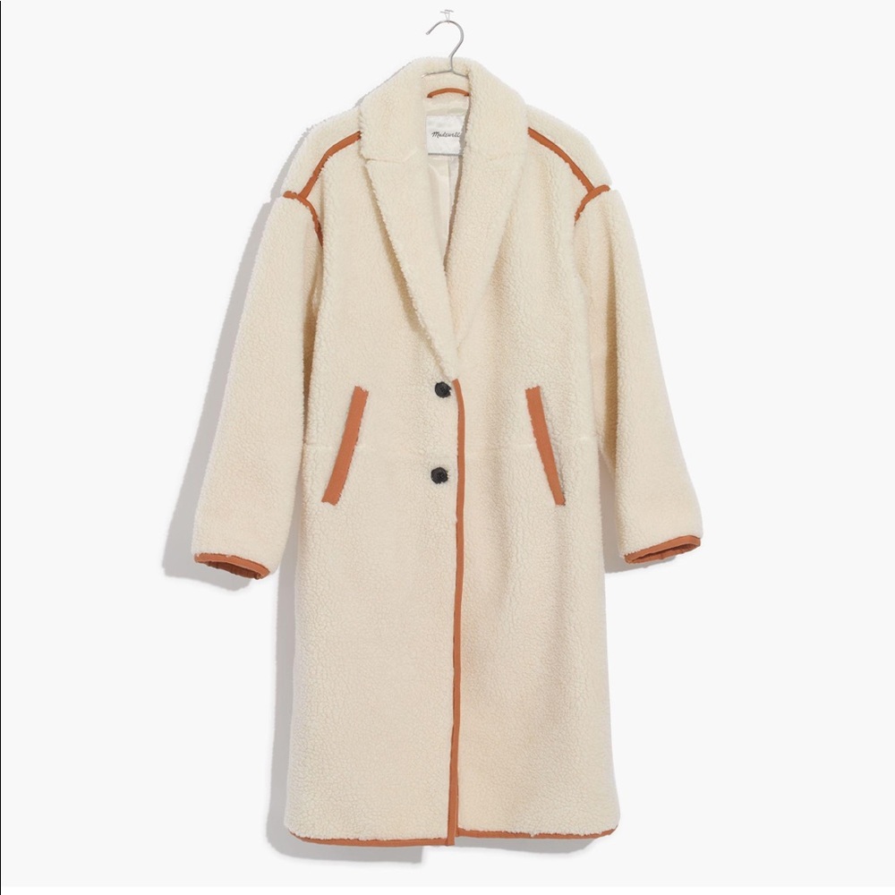 Madewell Sherpa Coat XXS